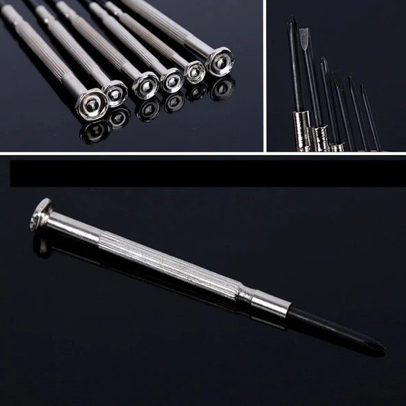 16 Parça Hassas Tornavida Seti Saatçi ve Telefoncu Tornavidası-Findit - Resim 5