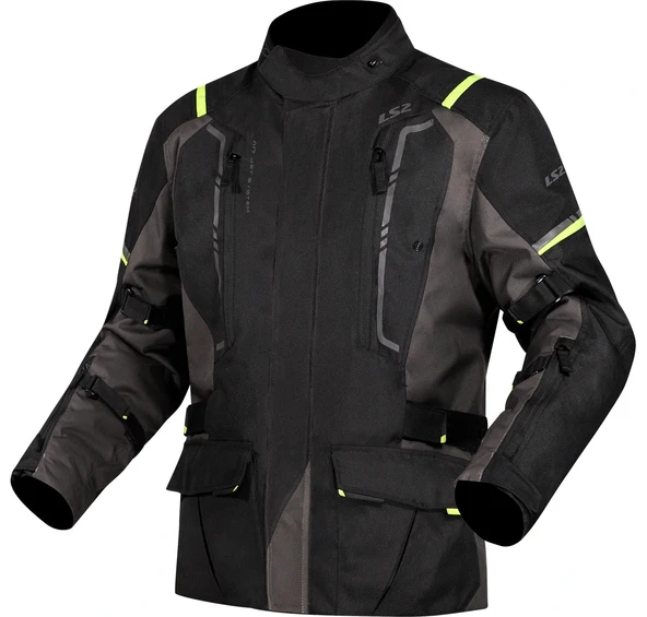 LS2 NARVIK MONT GRİ-SİYAH-