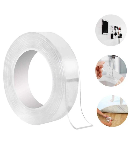 Çift Taraflı Bant 3 Cm 2 Metre-Findit - Resim 4