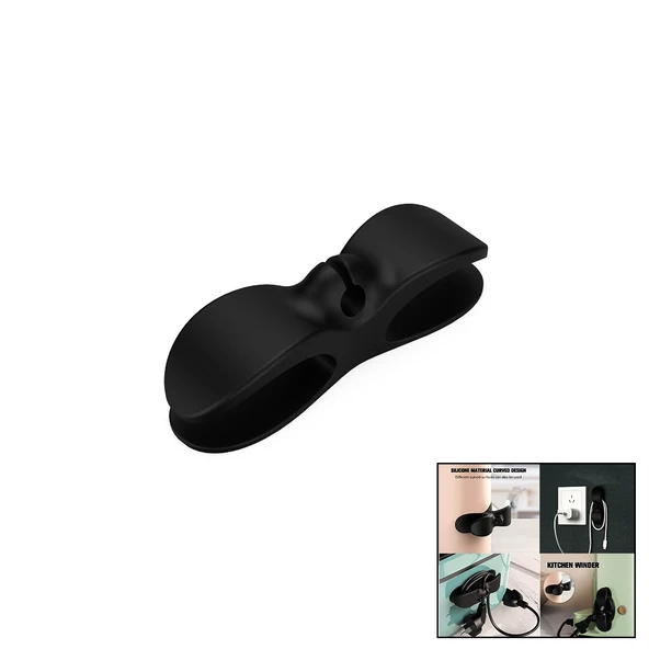 PRATİK KABLO TUTACAK - TOPARLAYICI PLASTİK - YAPIŞKANLI-Findit ürün görseli 1