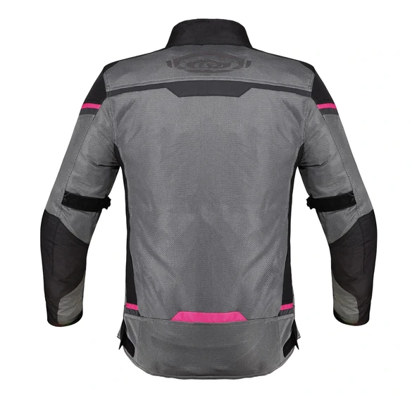 LS2 RIVA KADIN MONT SİYAH-GRİ-PEMBE - 2