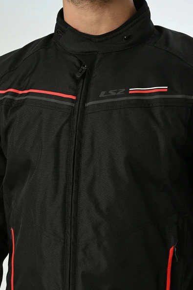 LS2 SHADOW MONT SİYAH-KIRMIZI - 7
