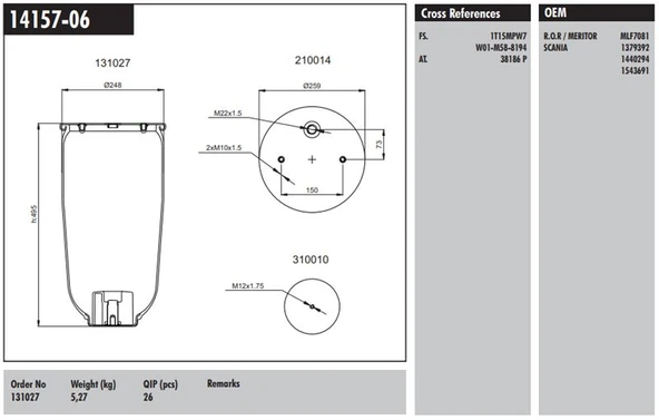 Unıversal Truck Metallı Koruk - Connect MD 14157-06 ürün görseli