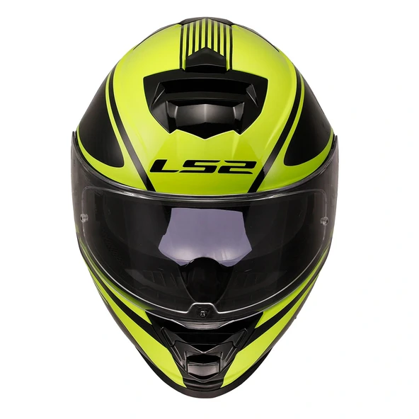 LS2 STORM 2 DODGER MAT SİYAH-NEON SARI KASK - 2