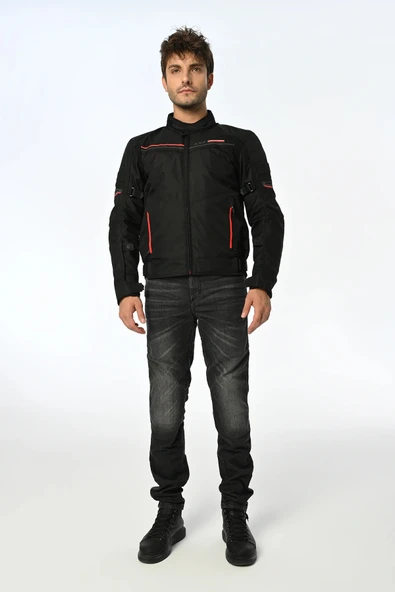 LS2 SHADOW MONT SİYAH-KIRMIZI - 3