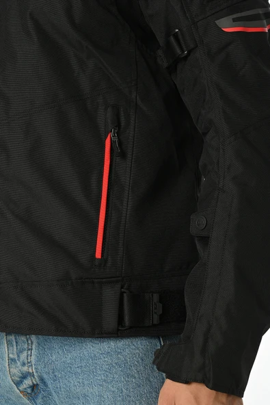 LS2 SHADOW MONT SİYAH-KIRMIZI - 8
