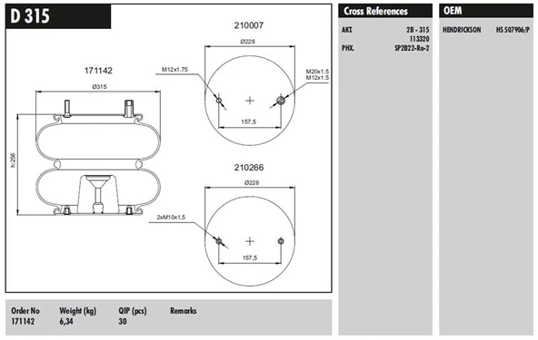 Ford Truck Dingil Kaldırma Korugu (2 Katlı Koruk) - Ford Cargo - Connect D 315 ürün görseli