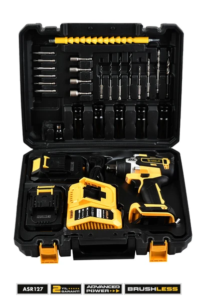 Assur Pro Kömürsüz 21V Çift Akülü 450NM Somun Sıkma Sökme - Resim 2