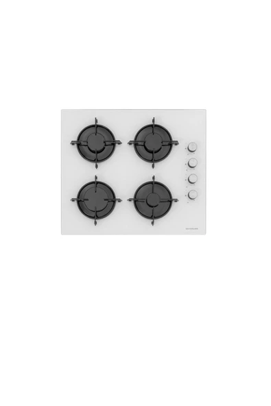 Silverline 3'lü Beyaz Cam Ankastre Set (3481 Flam 60 Beyaz+cs5349w01+bo6501w01) - Resim 3