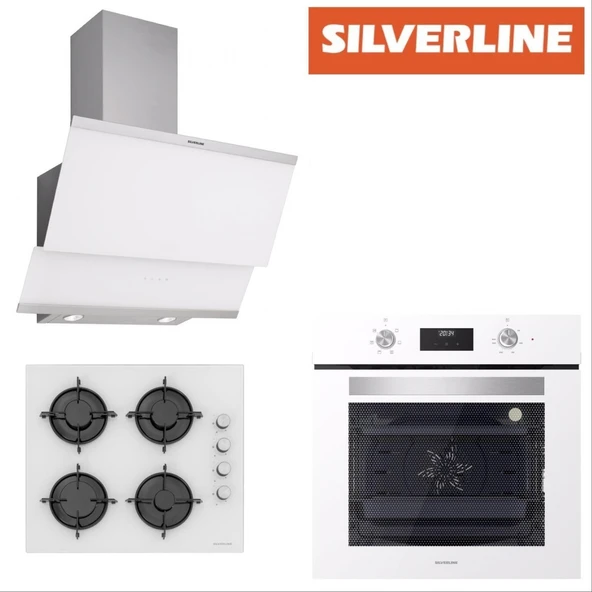 Beyaz Cam Ankastre Set BO6502W02 - CS5349W01 - 3420 Classy ürün görseli 1