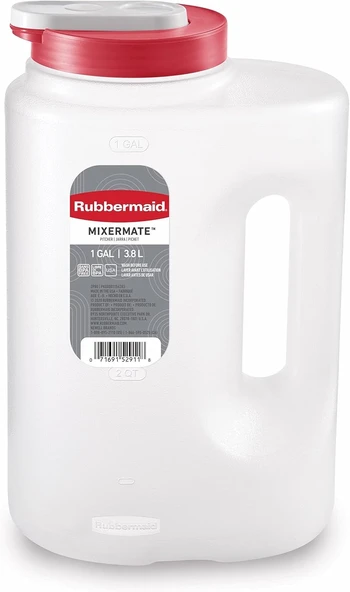 Rubbermaid Mixermate Sızıntıya Dayanıklı Sürahi, 1 Galon - 2