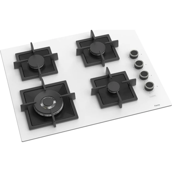 Ferre Fryart Sc Serisi Wok'lu Beyaz 3'lü Ankastre Set (XE64CB-SC406-D081) - Resim 3