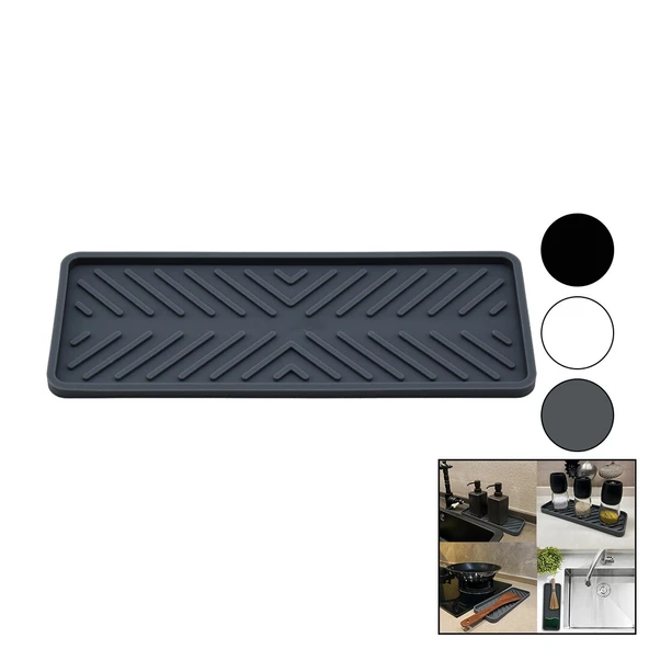 ORGANİZER - SİLİKON MUTFAK LAVABO DÜZENLEYİCİ RENKLİ MAT 22.5 X 9CM BRKT-178617 (2818) ürün görseli 1