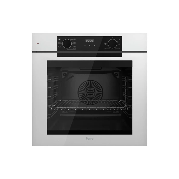 Ferre Fryart Serisi Beyaz Set (SC406-WFA + QEP63CB +D078 ) - Döküm Izgara / 65 cm Ocak - Resim 4