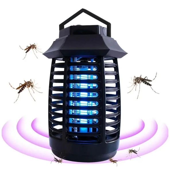 Tutma ve Asma Saplı Ledli Sinek Makinası 2W Sinek Öldürücü UV Mor Işıklı Aparat-Findit ürün görseli 1