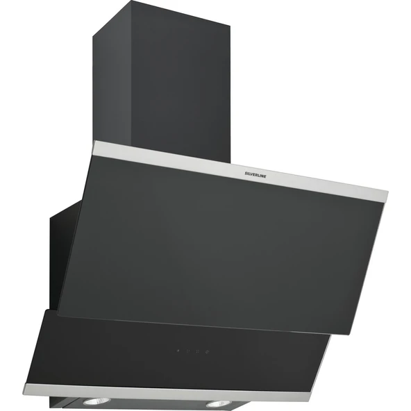 Silverline 3420 Classy - CS5335B01 - BO65E1B01 Siyah Cam Ankastre Set - Resim 2