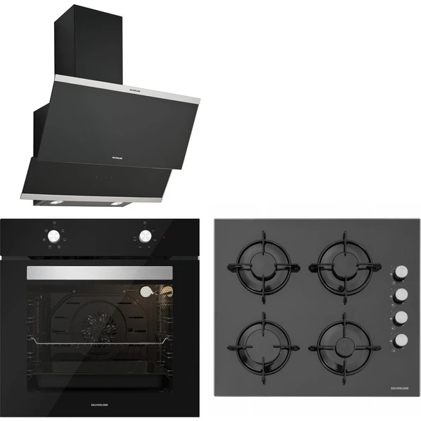 Silverline Cam Ankastre Set Basic Bo6501B01 - Cs5349B01 - 3420 ürün görseli 1