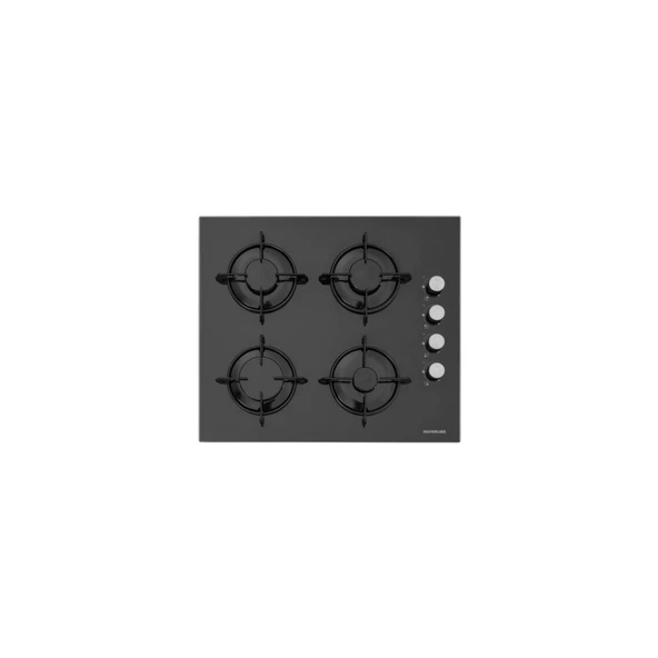 Silverline Siyah Cam Ankastre Set BO6502B02-CS5335B01-3457 Soho - Resim 3