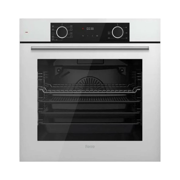 Ferre Fryart Beyaz Set ( D064 Beyaz Davlumbaz -CS206 Beyaz Ocak- XE63CB Fryart Beyaz Fırın) - Resim 4