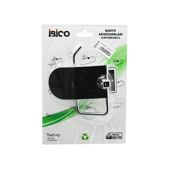 DİL KAPAKLI  METAL  WC KAĞITLIK   YAPIŞKANLI MONTAJ  BNY-503D (2818) ürün görseli 1