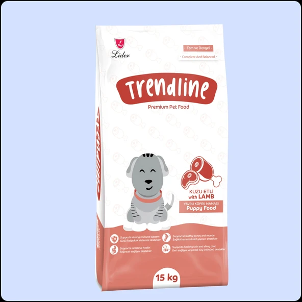 Trendline Puppy Biftekli Pirinçli Yavru Köpek Maması 15 kg ürün görseli
