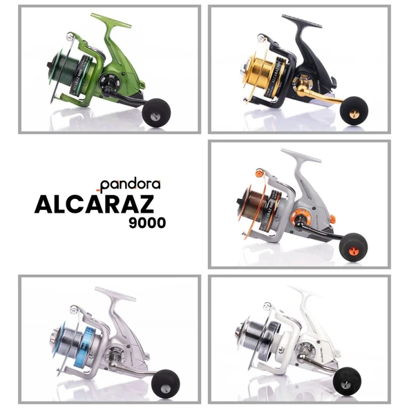 Pandora Balıkçılık Alcaraz Makine 8+1 Bb Alüminyum Kafa 9000 Surf Olta Makinesi ürün görseli