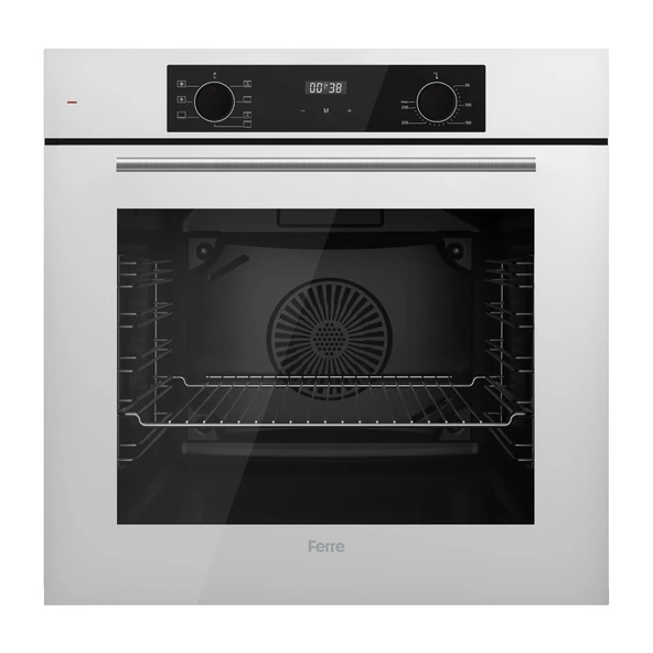 Ferre Flowart Lumora Pro Beyaz 3'lü Ankastre Set ( QBL63CB-CS206-D064 ) - Resim 2