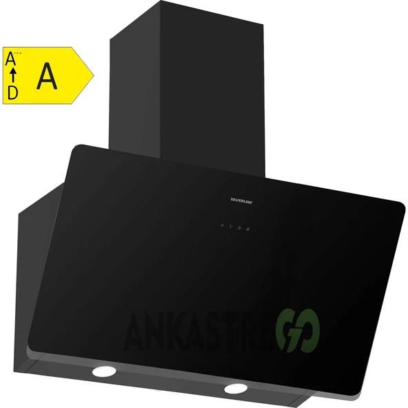 Silverline BO6503B01 - CS5335B01 - 3457 Soho 60 Siyah Cam Ankastre Set ürün görseli 1