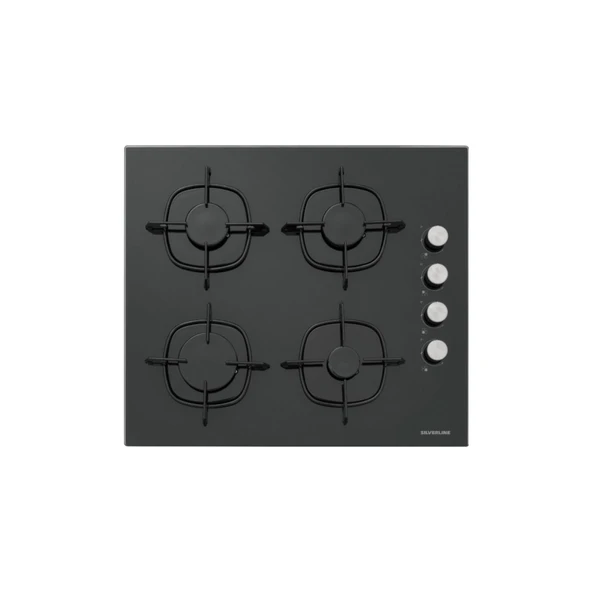 Silverline Siyah Ankastre Set :soho Siyah 60 cm Cam Davlumbaz , CS5335B01 Siyah Ankastre Cam Ocak , B06502B01 Siyah Ankastre Fırın - Resim 4