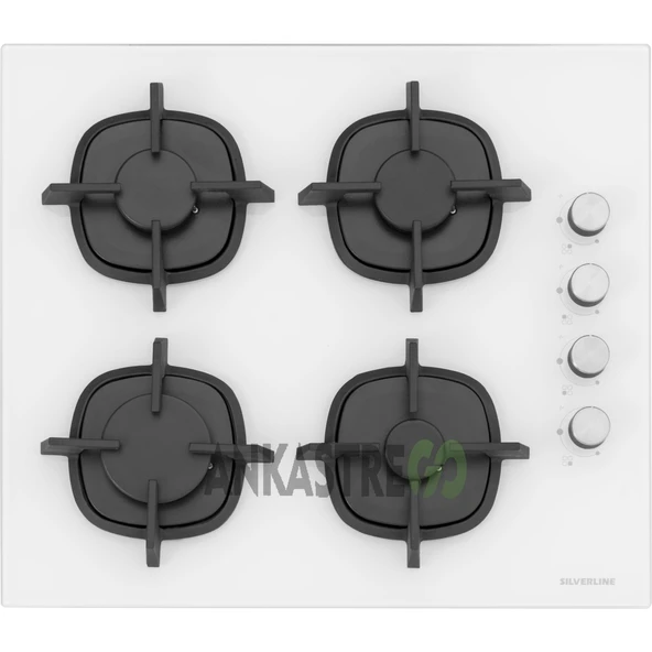 Silverline BO6502W02 - CS5343W01 - 3420 Classy 60 Beyaz Cam Ankastre Set - Resim 2