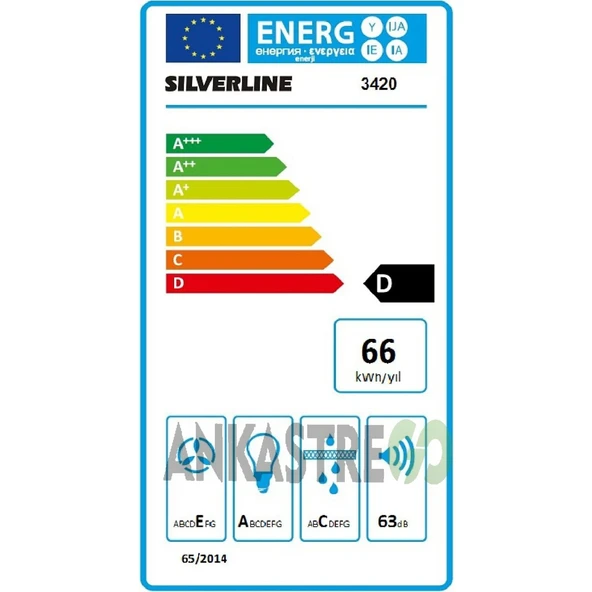 Silverline BO6502W02 - CS5343W01 - 3420 Classy 60 Beyaz Cam Ankastre Set - Resim 4