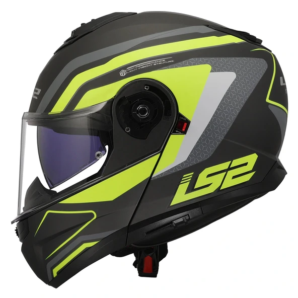 LS2 STROBE 2 PHANTOM MAT TITANIUM- KASK - 2