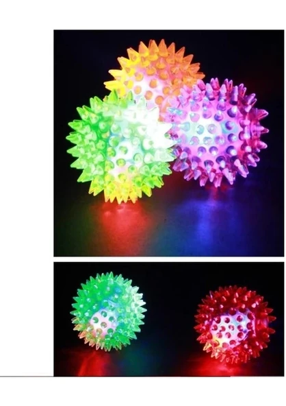 Kirpi Dikenli Işıklı Top - Resim 4