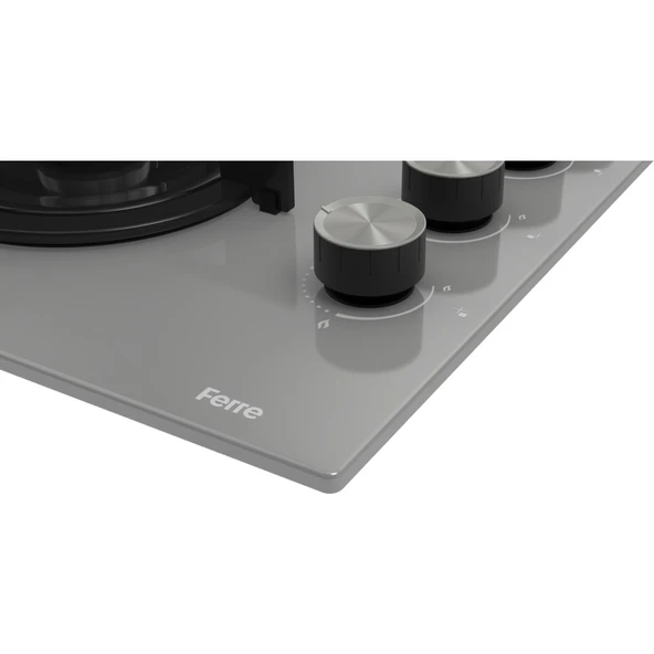 Ferre Soft Line Gri ankastre set ( QBL62CPR-CS208-D065 ) - Resim 5