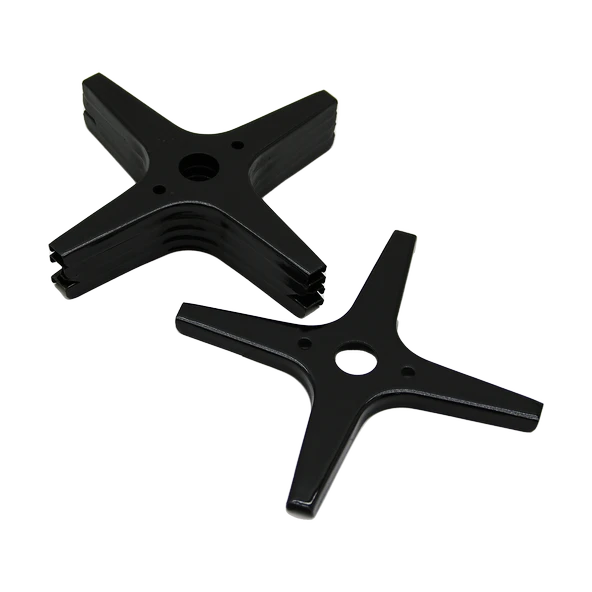 5 ADET SİYAH ARTI MODEL CEZVELİK OCAK KÜÇÜLTÜCÜ EMAYE (2818) ürün görseli 1