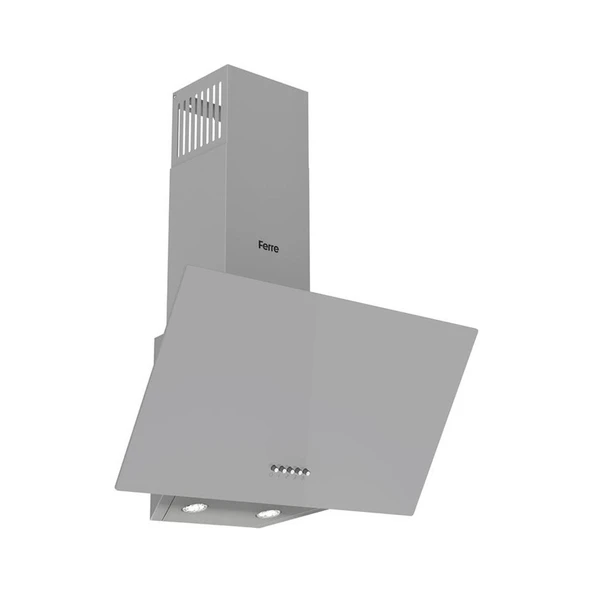 Ferre Gri Cam Ankastre Set (D088 Gri Davlumbaz -SS208 Gri Ocak- QBL62CPR Gri Fırın) - Resim 2