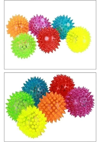 Kirpi Dikenli Işıklı Top - Resim 6