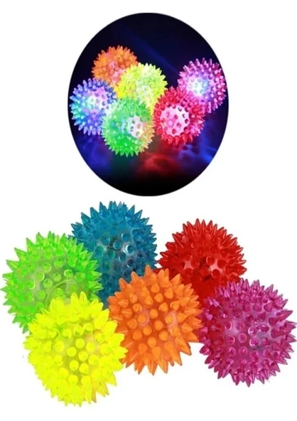 Kirpi Dikenli Işıklı Top - Resim 5