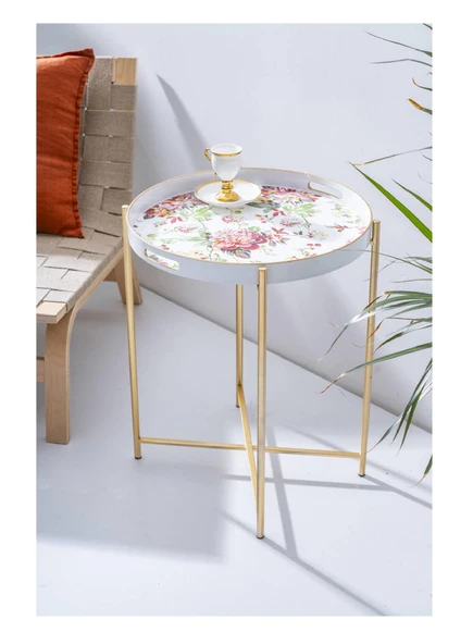 Acar FLK-07980 Tepsili Sehpa Ansel/Mathilda/Coco/Raya ürün görseli 1