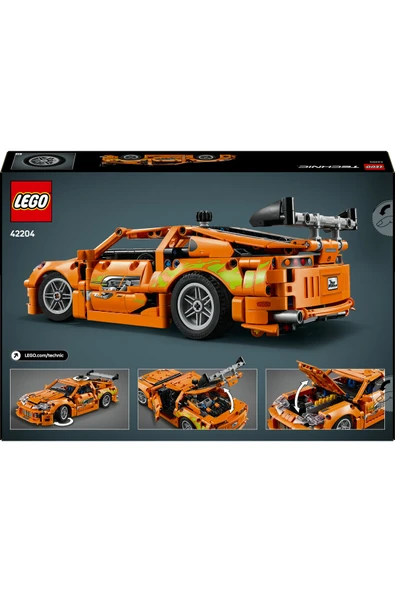 LEGO ® Technic Fast and Furious Toyota Supra MK4 42204- 9+ Araba İçeren Oyuncak Yapım Seti(810 Parça) - 4