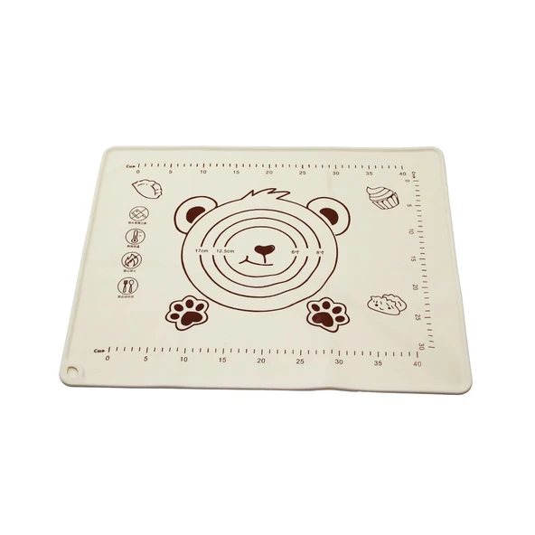 DİKDÖRTGEN  40X50CM  RENKLİ SİLİKON  HAMUR MATI  ÖLÇEK ÇİZİMLİ   240GR (2818) ürün görseli