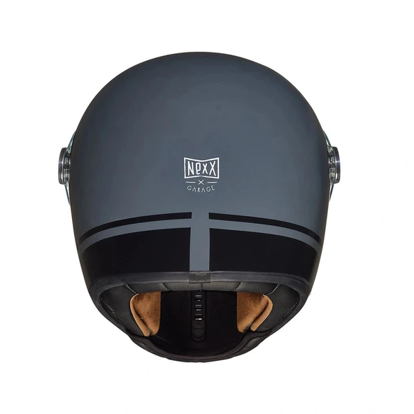 NEXX X.G100R RUMBLE GRİ-SİYAH KASK - 3