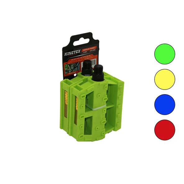 2PCS   BÜYÜK=9.8X8.4CM  BİSİKLET PEDALI  YAN REFLEKTÖRLÜ (2818) ürün görseli