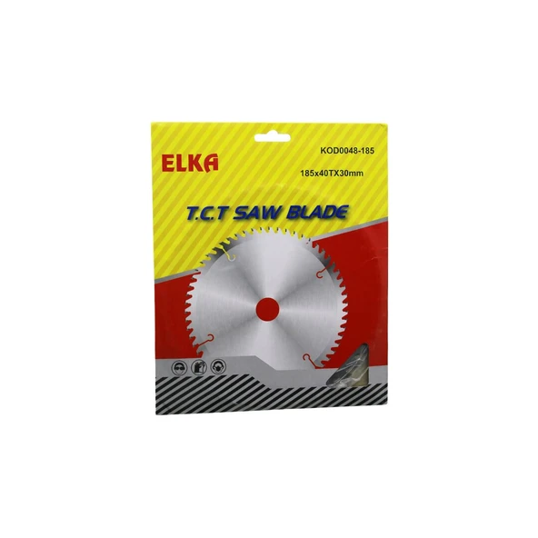 ELKA 0048-185 185 X 40T X 30MM  AĞAÇ SUNTA KESİCİ DİSK (2818) ürün görseli 1