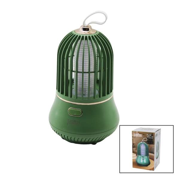 ARMUT MODELİ USB ŞARJLI SİNEK ÖLDÜRÜCÜ CIZ MAKİNE MASA ÜSTÜ - ASKI HALKALI ETKİ=20M2ÇAP: 13CM Y:20.5CM PT-Z618 (2818) ürün görseli 1