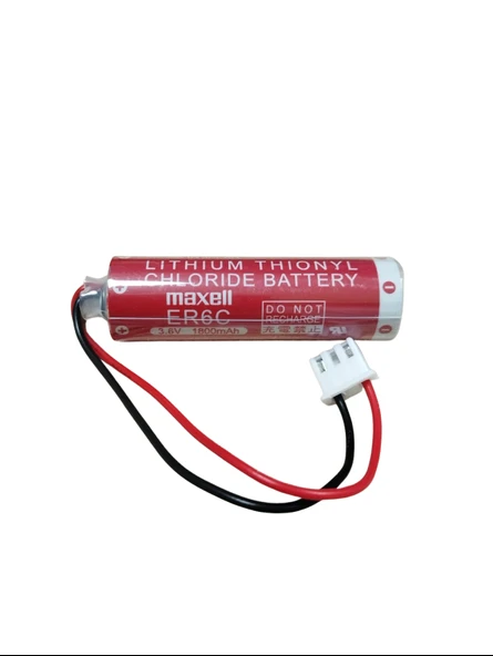 Maxell ER6C 3.6V AA Size 3 PIN Pil SOKETLİ ürün görseli