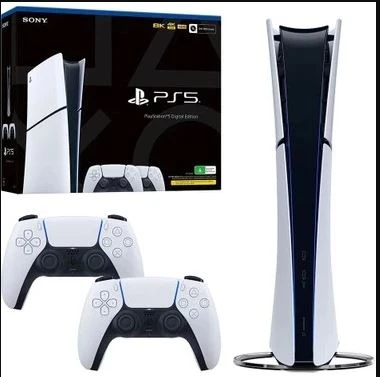 Playstation 5 Slim Digital Edition İthalatçı Garantili + 2.Dualsense Beyaz ürün görseli