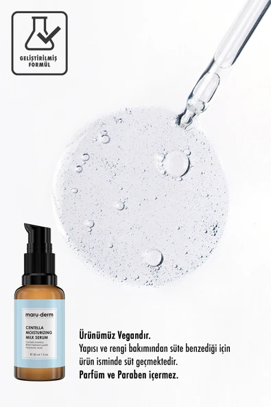Maruderm Centella Asiatica Yatıştırıcı Nemlendirici Milk Serum 30 Ml - Resim 3