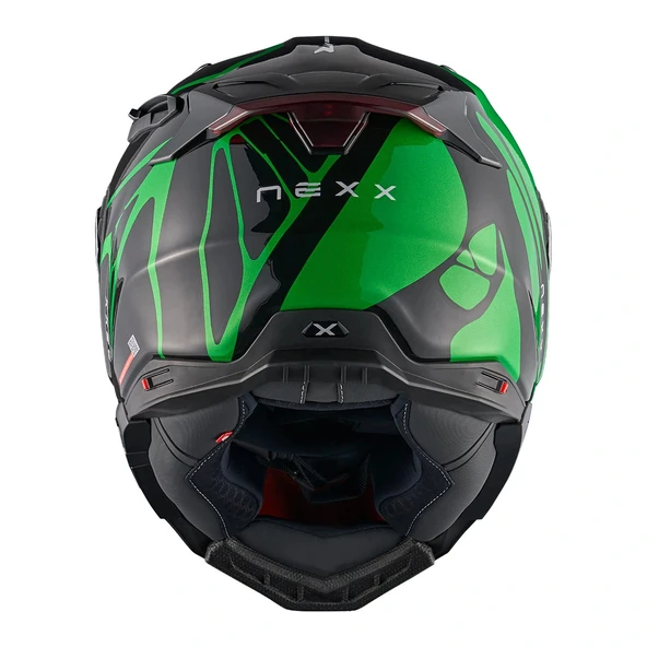 NEXX X.WST 3 B-SIDE SİYAH YEŞİL KASK - 3