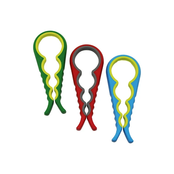 4 BOY PLASTİK KAVANOZ - ŞİŞE AÇACAK RENKLİ (2818) ürün görseli 1